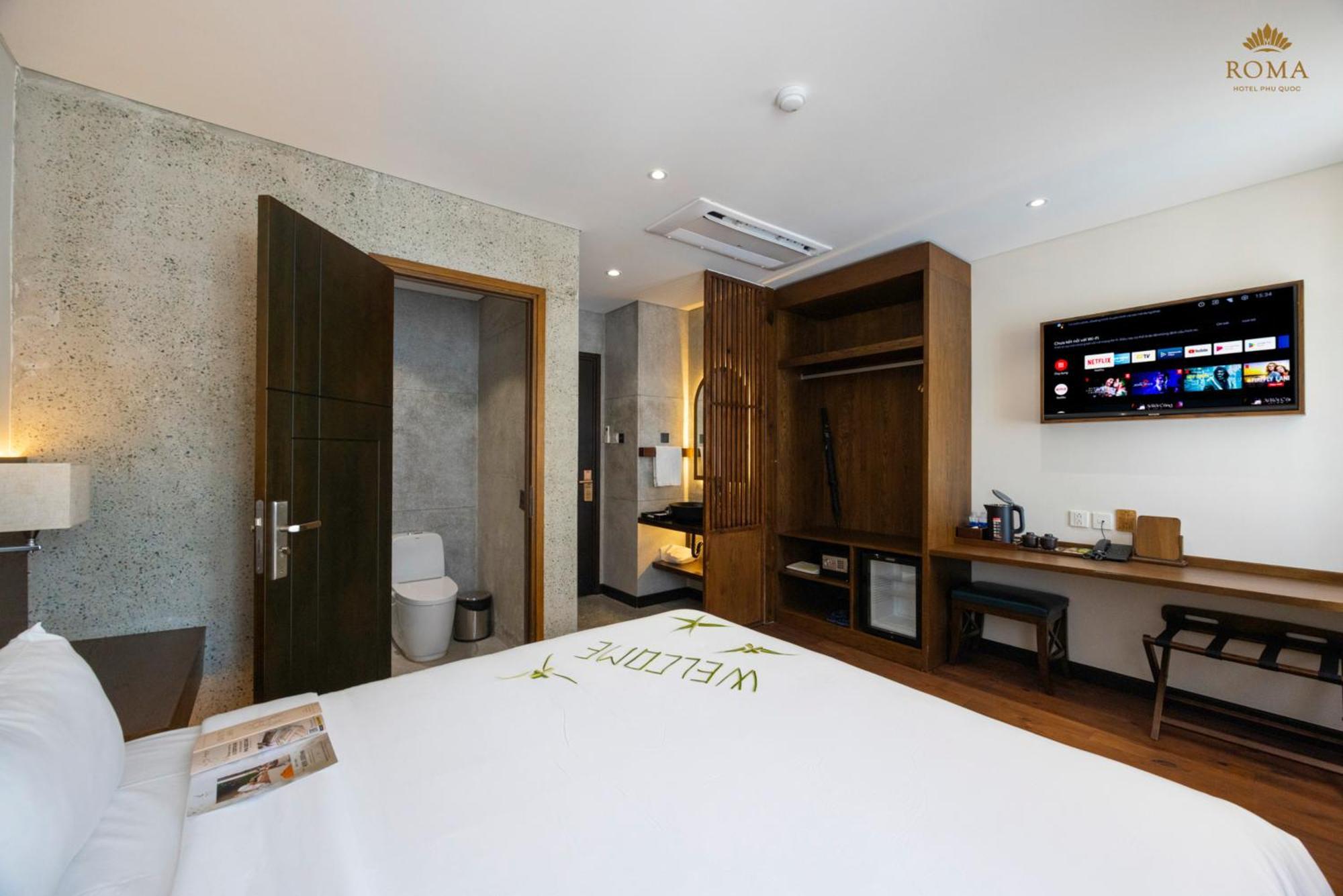 Roma Hotel Phu Quoc - Free Airport Shuttle & Sunset Town Tour Bagian luar foto
